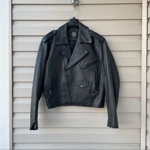Bradford Exchange Leather Motorcycle Jacket Size M